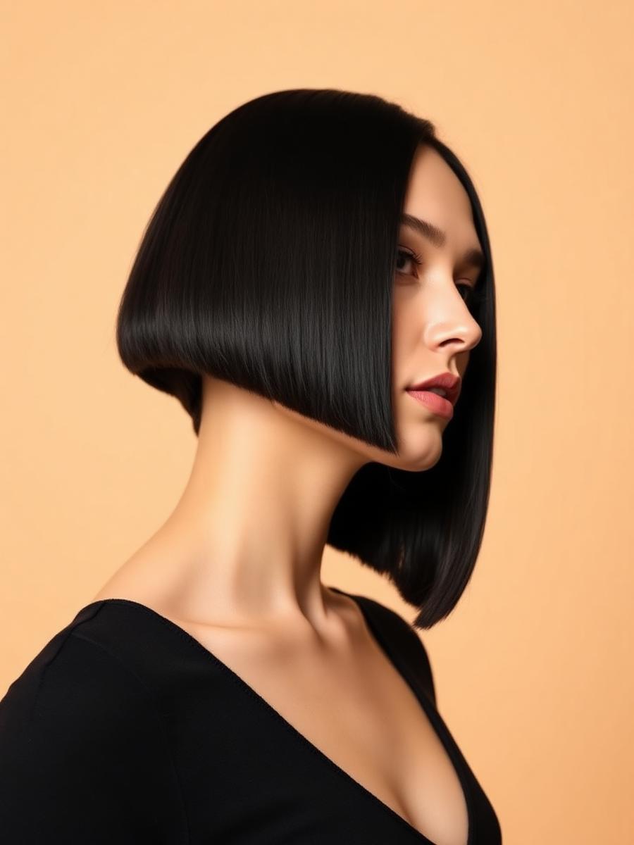 Sleek Bob Haarschnitt